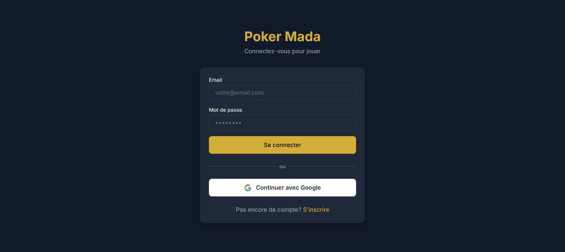 Poker Mada